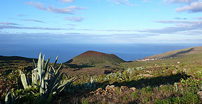 Bild mit Blick Richtung Meer auf der Insel El Hierro