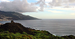 Die Insel La Palma Bild der Insel La Palma der Kanarischen Inseln