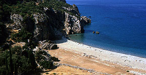 Bild vom Strand der Insel Samos
