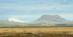 Bild des Vulkans Hekla auf der Insel Island