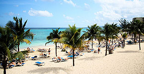 Bild vom Strand der Insel Jamaika