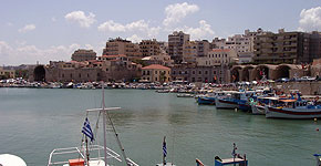 Bild vom Hafen der Insel Kreta