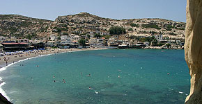 Bild eines Strandabschnitts der Insel Kreta