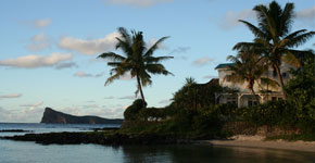 Bild von einem Strand auf Mauritius