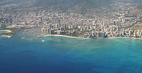 Lauftaufnahme vom Oahu Strand