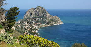 Bild der Küste von der Insel Sizilien
