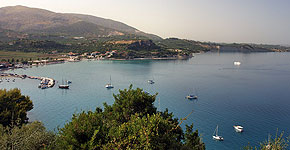 Blick auf eine Bucht der Insel Zakynthos